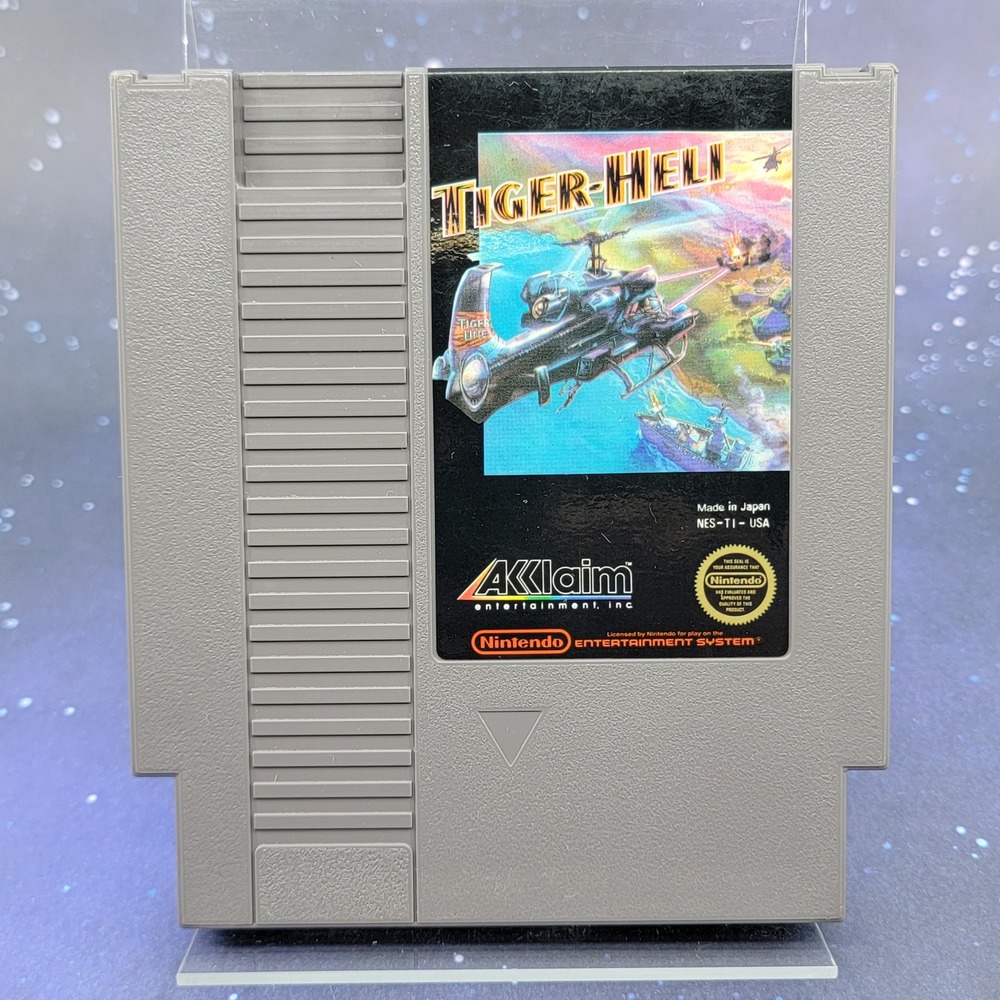 Tiger-Heli Nintendo NES Game Cartridge Taito Acclaim NES-TI-USA Made in Japan